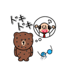 文字が大きい！BROWN ＆ FRIENDSのスタンプ3（個別スタンプ：32）