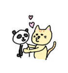 妻がねこ、夫がぱんだ 2（個別スタンプ：36）