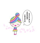 Rainbow hair miel-chan（個別スタンプ：25）