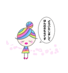 Rainbow hair miel-chan（個別スタンプ：27）