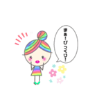 Rainbow hair miel-chan（個別スタンプ：29）