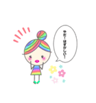 Rainbow hair miel-chan（個別スタンプ：32）