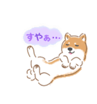 もふもふ♪ほんわか癒しの柴犬（個別スタンプ：14）