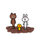 温泉らんどのBROWN ＆ FRIENDS（個別スタンプ：38）