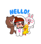rika_diary_lol ＆ fun friends（個別スタンプ：8）