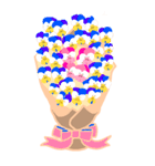 花束を君に（個別スタンプ：4）