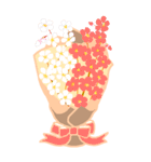花束を君に（個別スタンプ：5）