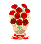 花束を君に（個別スタンプ：10）
