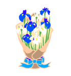 花束を君に（個別スタンプ：16）