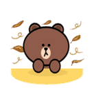 BROWN ＆ FRIENDS 日常スタンプ（個別スタンプ：22）