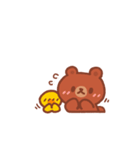 kakusugar x BROWN ＆ FRIENDS（個別スタンプ：16）