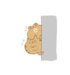 モフモフ x BROWN（個別スタンプ：7）