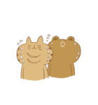 モフモフ x BROWN（個別スタンプ：11）