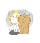 モフモフ x BROWN（個別スタンプ：15）