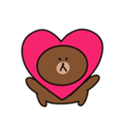 Lusis Diary x BROWN ＆ FRIENDS（個別スタンプ：14）