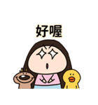 Lusis Diary x BROWN ＆ FRIENDS（個別スタンプ：18）