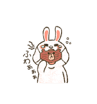 ケケケのけい x BROWN ＆ FRIENDS（個別スタンプ：9）