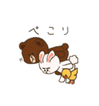ケケケのけい x BROWN ＆ FRIENDS（個別スタンプ：18）