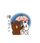 ケケケのけい x BROWN ＆ FRIENDS（個別スタンプ：28）