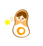 夢かわいい！気持ち伝えるマトリョーシカ！（個別スタンプ：9）