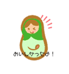 夢かわいい！気持ち伝えるマトリョーシカ！（個別スタンプ：17）