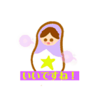 夢かわいい！気持ち伝えるマトリョーシカ！（個別スタンプ：21）