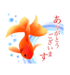 ふんわり金魚さん（個別スタンプ：1）