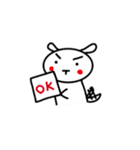 白い犬のシロサン（個別スタンプ：9）