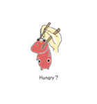 ん？べこじゃない？(赤べこ)（個別スタンプ：5）
