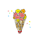 ん？べこじゃない？(赤べこ)（個別スタンプ：7）