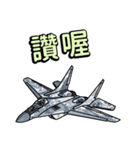 世界の戦闘機 2（中国語）（個別スタンプ：10）