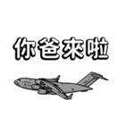 世界の戦闘機 2（中国語）（個別スタンプ：20）