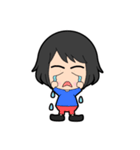 ショートの女子（個別スタンプ：12）