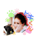 仲良し3人家族＆時々ミコトw（個別スタンプ：19）