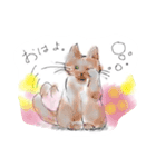 えんぴつ猫さんの日々。にゃー。（個別スタンプ：2）