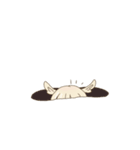 表情筋硬い子（個別スタンプ：3）