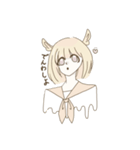 表情筋硬い子（個別スタンプ：16）
