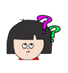 赤いスカート かわいい女の子（個別スタンプ：20）