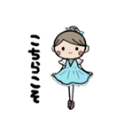 ballerina ribbon 2（個別スタンプ：13）