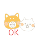 仲の良い犬と猫（個別スタンプ：9）