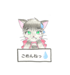 子猫(女の子)のスタンプ（個別スタンプ：5）