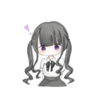 テンションの差が激しい黒瀬ちゃん（個別スタンプ：1）