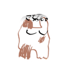 きなこイラストスタンプ（個別スタンプ：4）