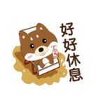 柴犬の小さな日（個別スタンプ：21）