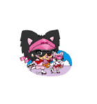 おしゃれチワワとなかよしこねこ（個別スタンプ：4）