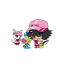 おしゃれチワワとなかよしこねこ（個別スタンプ：6）