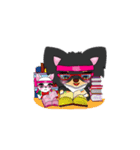 おしゃれチワワとなかよしこねこ（個別スタンプ：15）