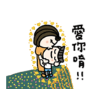 絵の中の幸せなお母さん（個別スタンプ：16）