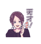 福島美少女図鑑 いつもの5人（個別スタンプ：1）