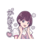 福島美少女図鑑 いつもの5人（個別スタンプ：5）
